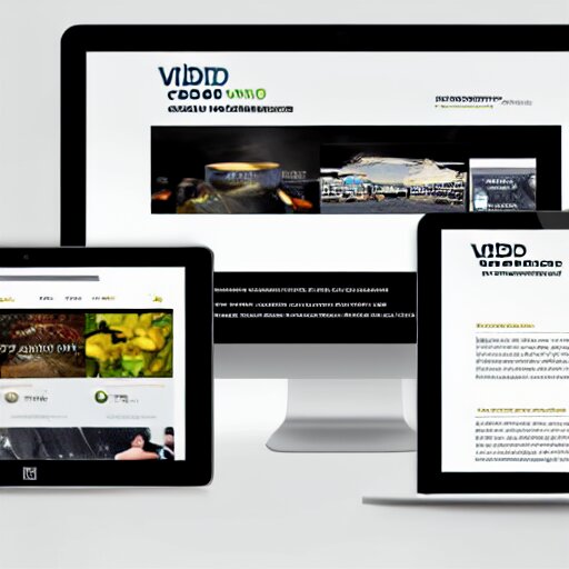 website design vivid concept 