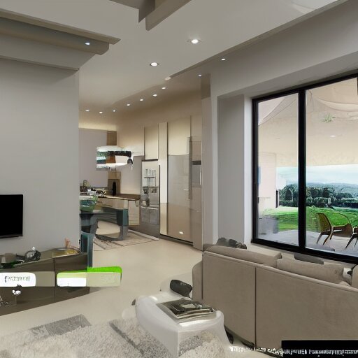 inside of a smart home realistic detailed photo 4 k 