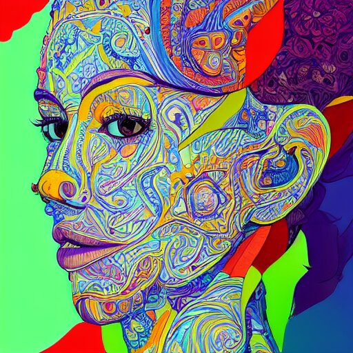 the portrait of a beautiful young woman partially made up of bell peppers of all colors, an ultrafine detailed illustration by james jean, intricate linework, bright colors, final fantasy, behance contest winner, vanitas, angular, altermodern, unreal engine 5 highly rendered, global illumination, radiant light, detailed and intricate environment 