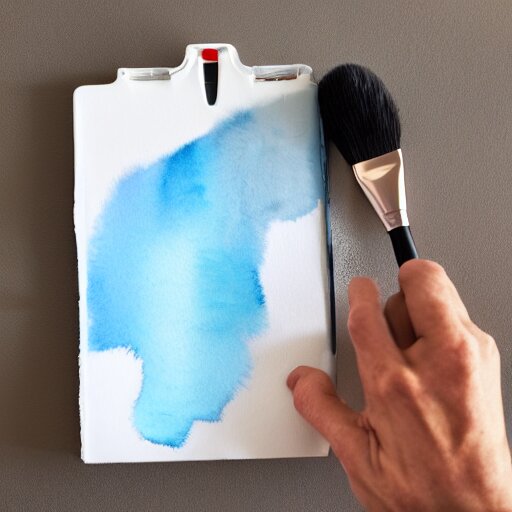 gigantic watercolor brush 