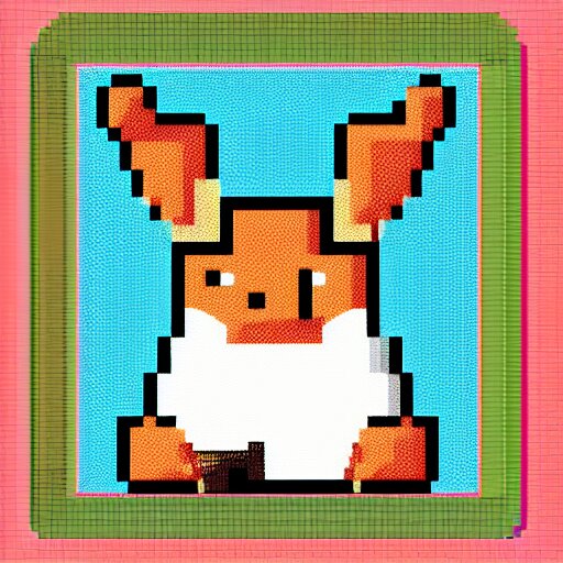 pixel art of big chungus