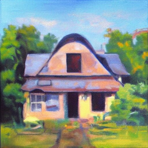 “braking in a house oil panting”