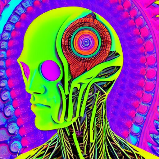 psychedelic organic cyborg by scott davidson 