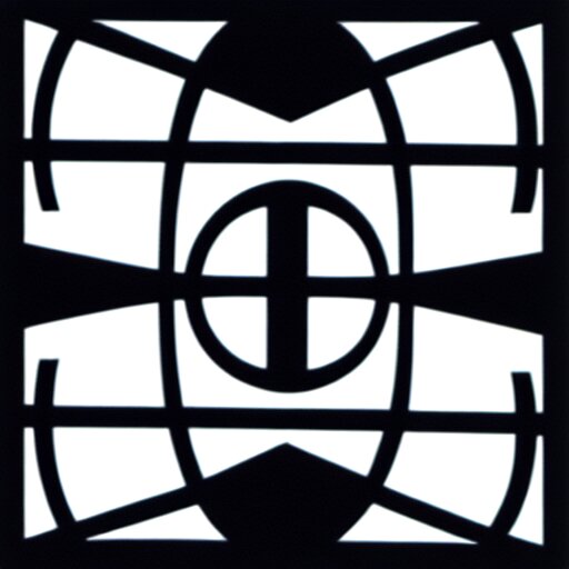 geometric bird symbol by karl gerstner, black and white, 8 k scan, negative space, clever, focused, hard line, satisfying, award winning 