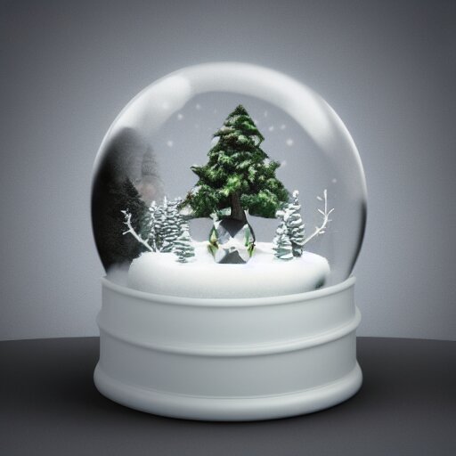 Snow globe, candles, Gustav Klutsis, octane render, Fallout, Pietro Fragiacomo, Legend of Zelda, mist, snow, pine tree, Aloe vera, swamp, dollar bill, shed