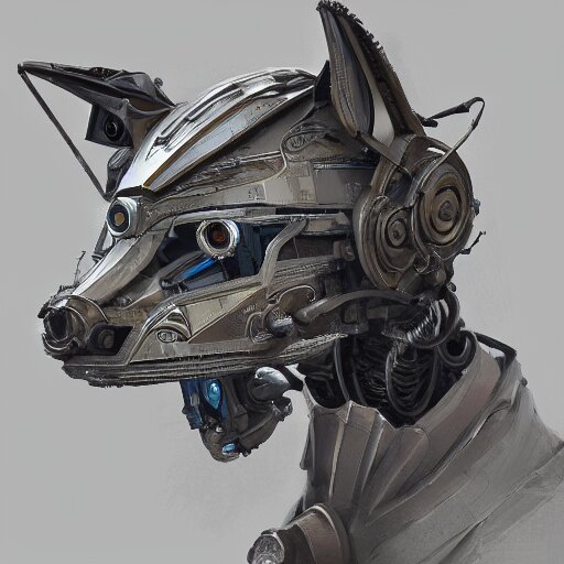 a robotic fox by viktor antonov, mechanic, dishonored, concept art, intricate, detailed, dramatic, artstation 