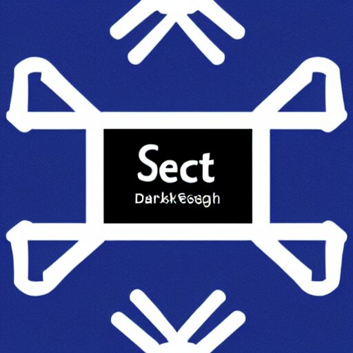 a logo for secret darksearch netstalking project 