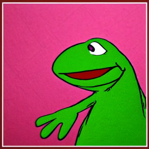 cute kermit the frog die cut stickers