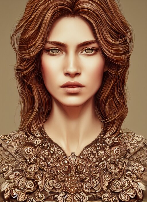 portrait of the most beautiful woman in the world, intricate, elegant, highly detailed, photorealistic, trending on artstation, digital art 