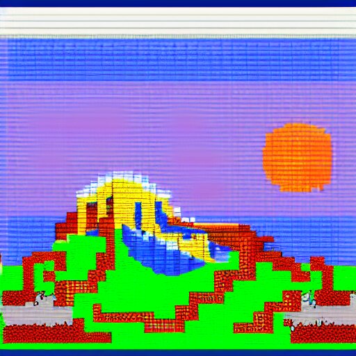 pixel art landscape