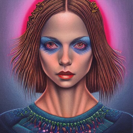 colored pencil art on paper, pretty witch, by casey weldon, highly detailed, artstation, masterpiece, award - winning, caran d'ache luminance 