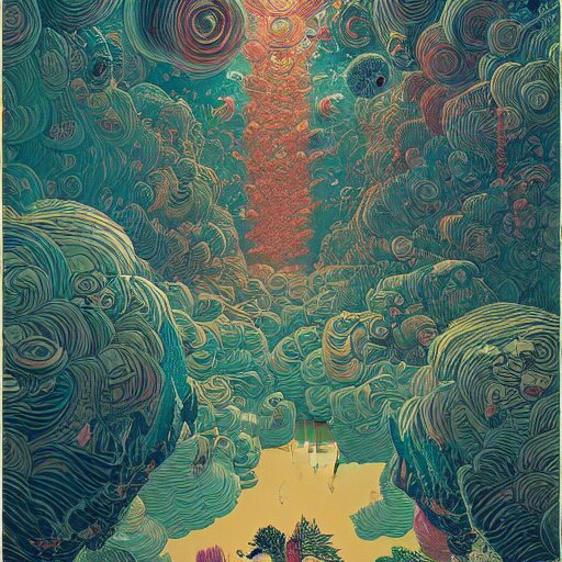 hyperdetailed swirling line art Victo Ngai, Kilian Eng vibrant colors, winning-award masterpiece, fantastically gaudy, aestheticly inspired by beksinski and dan mumford, 4K upscale with Simon Stalenhag work