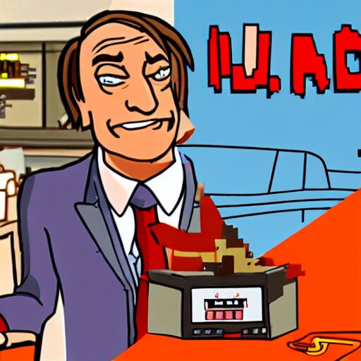 saul goodman from undertale ( 2 0 1 5 videogame ), very detailed 