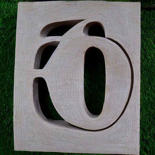 letter m carving 