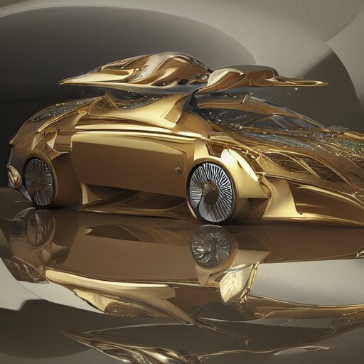 sci-fi car dynamic organic forms structure car and wall structure in the coronation of napoleon painting by Jacques-Louis David ceramic metal material shiny gloss water reflections search pinterest keyshot product render 4k