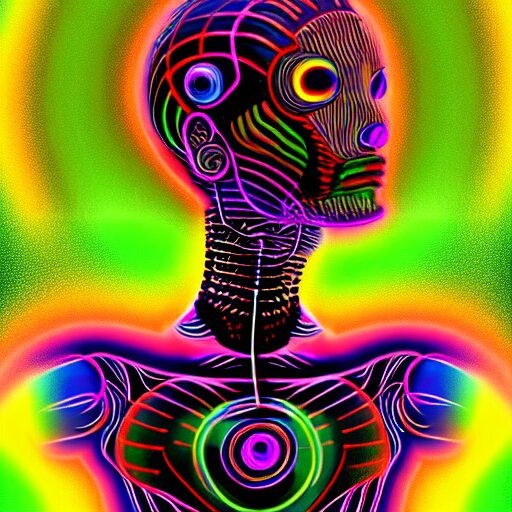 psychedelic organic cyborg by scott davidson 