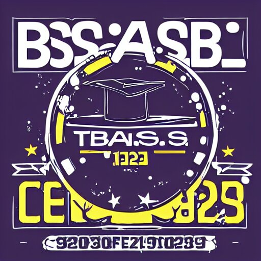 basis, 2 0 2 3 senior graduation shirt, clean graphic design, solid black background 
