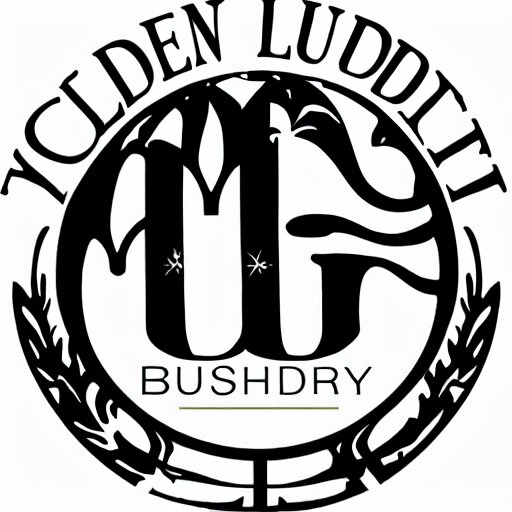 golden luxury fw blessah logo, 