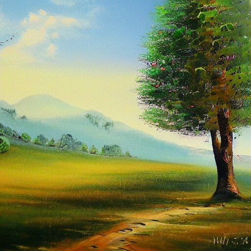 landscape painting by hw6523