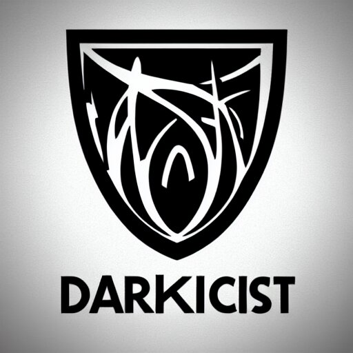 a minimalist vector logo for top secret darksearch project 