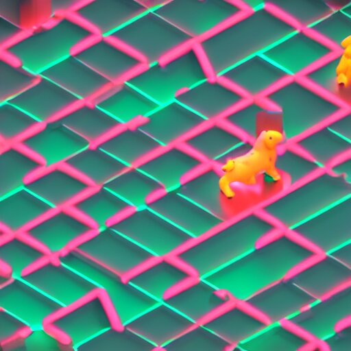 isometric puppy bot, 3 d character realistic, very colorful, cinematic lighting, soft neon, volumetric lighting, apple design, jony ive, octane render, trending on artstation 