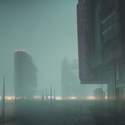 photorealistic blade runner 2049 aesthetic