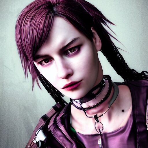 detailed realistic female character cyberpunk wearing thick steel collar around neck, realistic, art, beautiful, 4K, collar, choker, collar around neck, punk, artstation, detailed, female, woman, choker, cyberpunk, neon, punk, collar, choker, collar around neck, thick collar, choker around neck, wearing choker, wearing collar, face, beautiful,