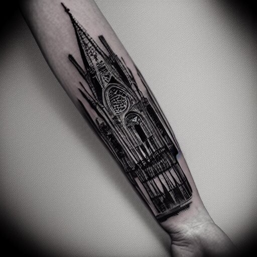 gothic art tattoos