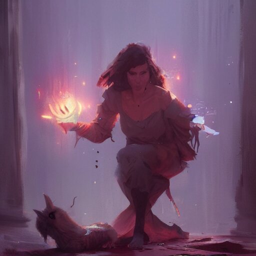 clap your hands by greg rutkowski, magic