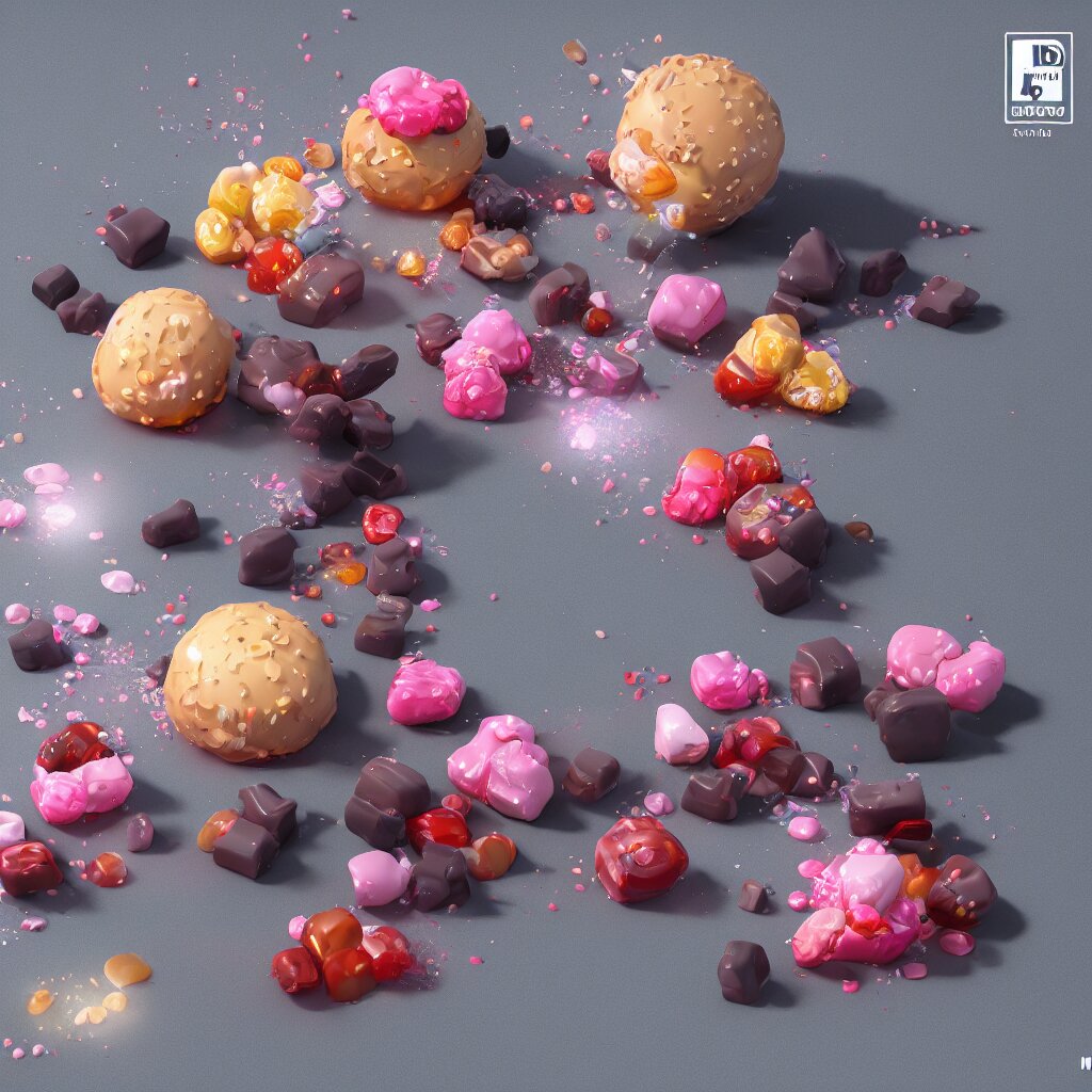 high quality 4 k photo of glossy sweets texture 3 d octane render, blender design assets, 3 d, photo - realostic, high poly, 3 0 0 dpi, 8 k render, ue marketplace, unreal engine 5, volumetric lighting, realistic shadows, 