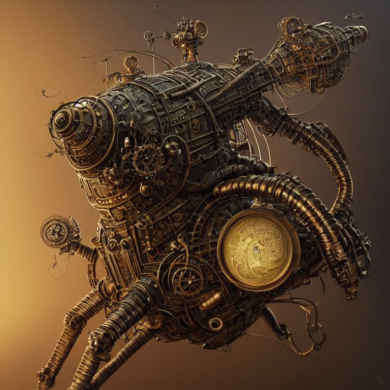 steampunk robot fly, 3 d model, unreal engine realistic render, 8 k, micro detail, intricate, elegant, highly detailed, centered, digital painting, artstation, smooth, sharp focus, illustration, artgerm, tomasz alen kopera, peter mohrbacher, donato giancola, joseph christian leyendecker, wlop, boris vallejo 