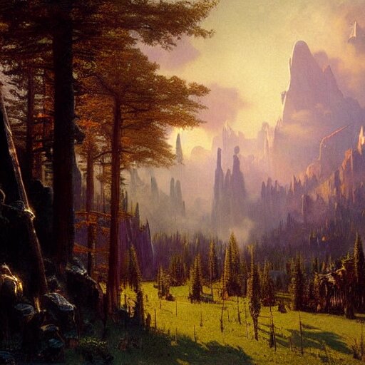 warcraft artwork painting by albert bierstadt, cinematic composition 