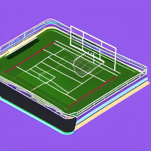 soccer lootbox in the style of peter tarka, 3 d, isometric, game, octane, game, artstation 