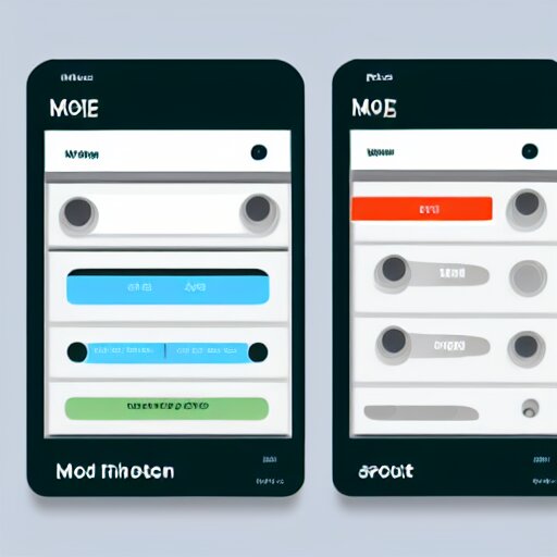 app ui design for a stats mood page 