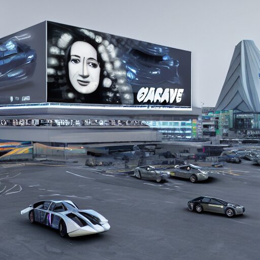 cars trucks motorcycles 50% of canvas on the coronation of napoleon and digital billboard photogrammetry point cloud in the middle and everything in style of zaha hadid and suprematism forms unreal engine 5 keyshot octane artstation trending blade runner 2049 lighting from the right ultra high detail detph of field 3d ultra photo realistic 8k 16k in plastic dark tilt shift