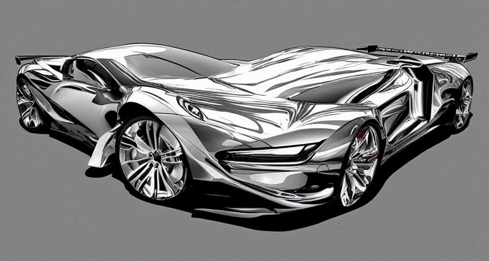 Automotive design art, digital art, trending on Behance,