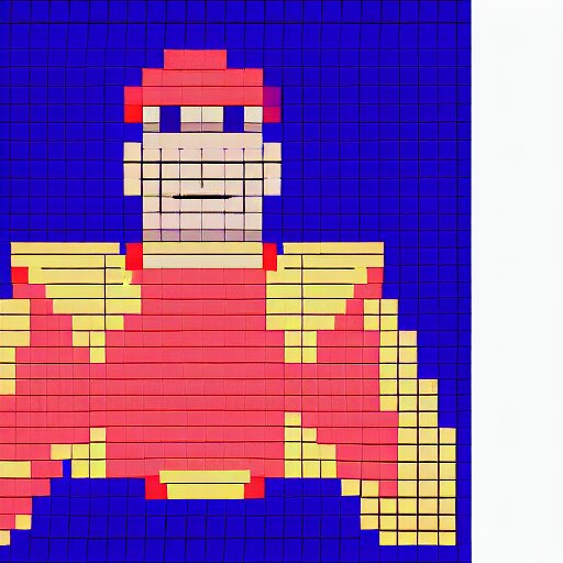 pixel art of danny devito in street fighter 