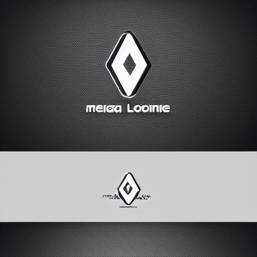 Mega Web Radio for mobile logo of a radio online Company, minimal, abstract, soft color scheme 