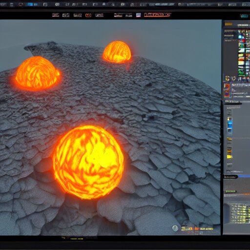 a sphere of molten core, melting sphere, glowing magma sphere, lava sphere, state of the art 3 d graphics, centered, in center, unreal engine, highly detailed, epic 