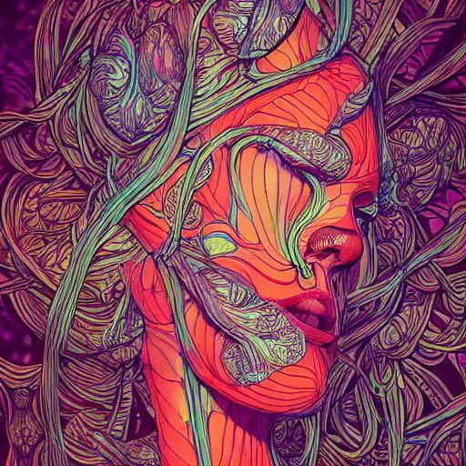 a beautiful woman made up of carrots, an ultrafine detailed illustration by james jean, intricate linework, bright colors, final fantasy, behance contest winner, vanitas, angular, altermodern, unreal engine 5 highly rendered, global illumination, radiant light, detailed and intricate environment 