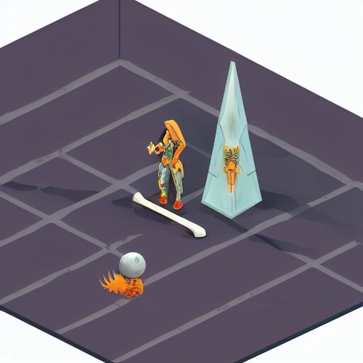 isometric futuristic wizard 