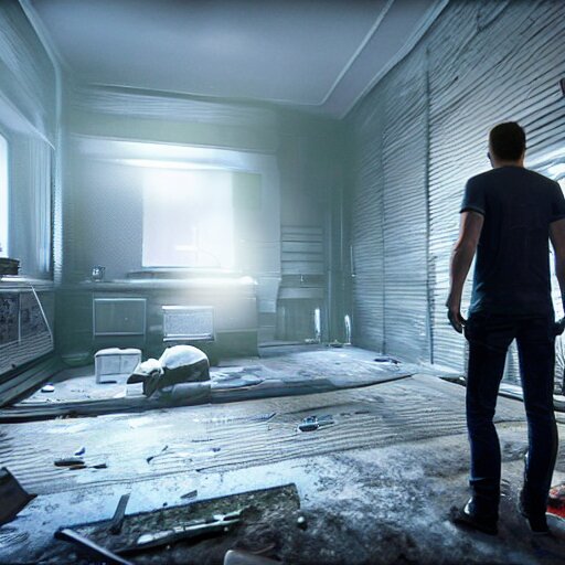 In-game screenshot of Supermassive Games's No One's Ever Really Gone featuring a main character, Unreal Engine 4