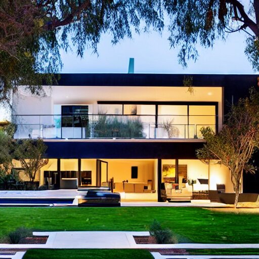 the perfect beautiful modern house in los angeles