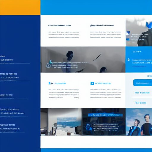 ui design of a saas website, minimal design, blue color scheme, 4 k 