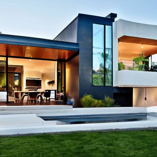 the perfect beautiful modern house in los angeles