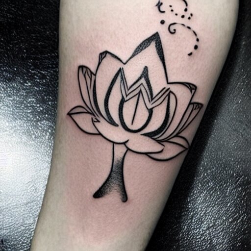 small lotus tattoo 