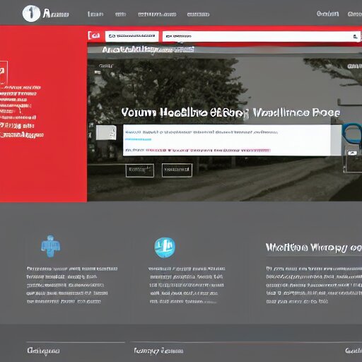 a screenshot of a website for healthcare 