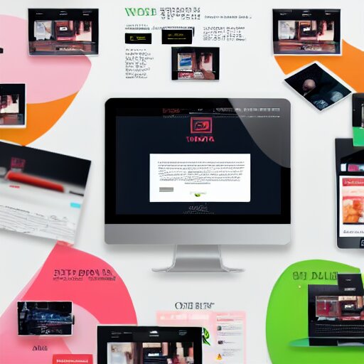 website design vivid concept 