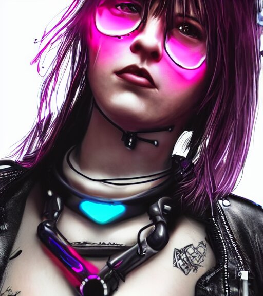 detailed realistic female character cyberpunk wearing thick steel collar around neck, realistic, art, beautiful, 4K, collar, choker, collar around neck, punk, artstation, detailed, female, woman, choker, cyberpunk, neon, punk, collar, choker, collar around neck, thick collar, tight around neck, punk, choker, neon, neon, cyberpunk, technological