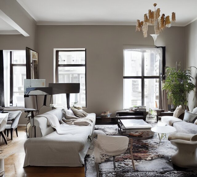 apartment designed by nate berkus, muted neutral colors 
